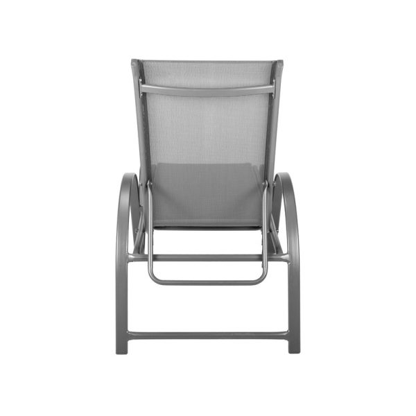 Espreguiçadeira para área externa cor cinza modelo 2 - Image 3