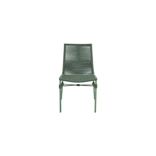 Cadeira verde para área externa modelo 3